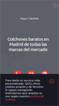Mobile Screenshot of colchones-aqui-madrid.com